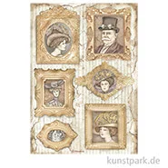 Artikelbild des Artikels “Stamperia Reispapier - Lady Vagabond Lifestyle Frames, DIN A4 “