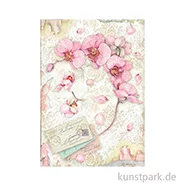 Artikelbild des Artikels “Stamperia Reispapier - Orchids and Cats Pink Orchid, DIN A4 “