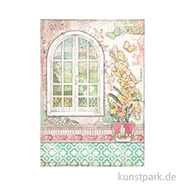 Artikelbild des Artikels “Stamperia Reispapier - Orchids and Cats Window, DIN A4 “