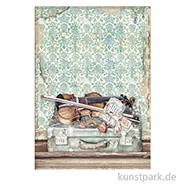 Artikelbild des Artikels “Stamperia Reispapier - Passion Violin and Travelling, DIN A4 “