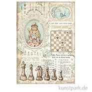 Artikelbild des Artikels “Stamperia Reispapier - Queen Alice, DIN A4 “