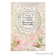 Artikelbild des Artikels “Stamperia Reispapier - Romantic Garden House Frame with quote, DIN A4 “