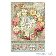 Artikelbild des Artikels “Stamperia Reispapier - Rose Parfum Album de Roses, DIN A4 “