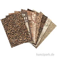 Artikelbild des Artikels “Stamperia Reispapier Selection - Coffee and Chocolate Backgrounds, A6 “