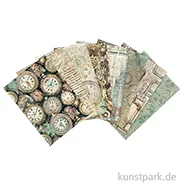 Artikelbild des Artikels “Stamperia Reispapier Selection - Gardens of Time Backgrounds, A6 “