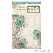 Artikelbild des Artikels “Stamperia Reispapier Selection - Masquerade Backgrounds, A6 “