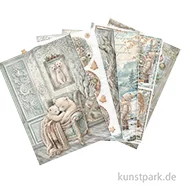 Artikelbild des Artikels “Stamperia Reispapier Selection - White Christmas, 6 Blatt, A4 “