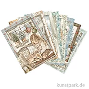 Artikelbild des Artikels “Stamperia Reispapier Selection - White Christmas, 8 Blatt, A6 “
