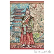 Artikelbild des Artikels “Stamperia Reispapier - Sir Vagabond in Japan Samurai, DIN A4 “