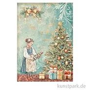 Artikelbild des Artikels “Stamperia Reispapier - The Nutcracker Christmas Tree, DIN A4 “