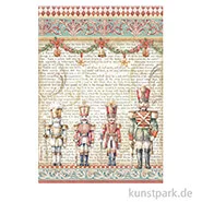 Artikelbild des Artikels “Stamperia Reispapier - The Nutcracker Soldiers, DIN A4 “