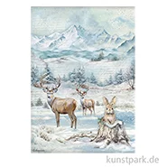 Artikelbild des Artikels “Stamperia Reispapier - The Owl's House Wildlife, DIN A4 “