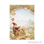 Artikelbild des Artikels “Stamperia Reispapier - Whispering Woods Gnome, DIN A4 “