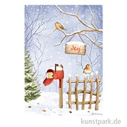 Artikelbild des Artikels “Stamperia Reispapier - Winter Valley Joy Birds, DIN A4 “