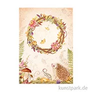 Artikelbild des Artikels “Stamperia Reispapier - Woodland Garland, DIN A4 “