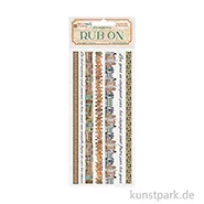 Artikelbild des Artikels “Stamperia Rub On Transferfolie - Art of Travelling Stripes “