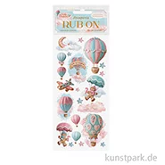 Artikelbild des Artikels “Stamperia Rub On Transferfolie - Candy Christmas Air Balloons “