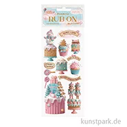 Artikelbild des Artikels “Stamperia Rub On Transferfolie - Candy Christmas Cakes “