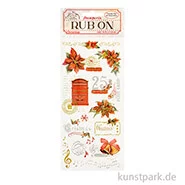 Artikelbild des Artikels “Stamperia Rub On Transferfolie - Create Happiness Christmas Poinsettia “