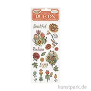Artikelbild des Artikels “Stamperia Rub On Transferfolie - Furry Friends Flowers “