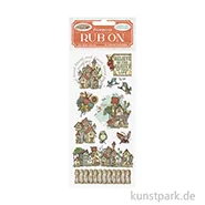 Artikelbild des Artikels “Stamperia Rub On Transferfolie - Furry Friends Houses “