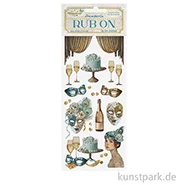 Artikelbild des Artikels “Stamperia Rub On Transferfolie - Masquerade Masks “