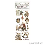 Artikelbild des Artikels “Stamperia Rub On Transferfolie - The Owl's House Teddy Bears “