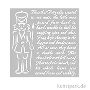 Artikelbild des Artikels “Stamperia Schablone - Alice in Christmas Soldiers, 12 x 12 cm “