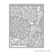 Artikelbild des Artikels “Stamperia Schablone - Alterego Key and Numbers, 20 x 25 cm “