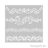 Artikelbild des Artikels “Stamperia Schablone - Around the World Borders, 18 x 18 cm “