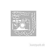 Artikelbild des Artikels “Stamperia Schablone - Art of Travelling Photography, 12 x 12 cm “