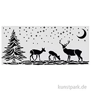 Artikelbild des Artikels “Stamperia Schablone - Christmas Deers, 12 x 25 cm “