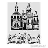 Artikelbild des Artikels “Stamperia Schablone - Christmas House, 20 x 25 cm “
