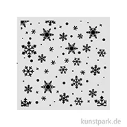 Artikelbild des Artikels “Stamperia Schablone - Christmas Snowflakes Pattern, 12 x 12 cm “