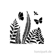 Artikelbild des Artikels “Stamperia Schablone - Daisy Art Fern, 18 x 18 cm “