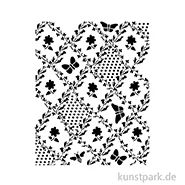 Artikelbild des Artikels “Stamperia Schablone - Daisy Art Texture Butterfly Daisy, 20 x 25 cm “
