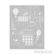 Artikelbild des Artikels “Stamperia Schablone - Family Patchwork, 20 x 25 cm “
