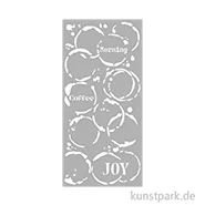 Artikelbild des Artikels “Stamperia Schablone - Furry Friends Coffee Prints, 12 x 25 cm “