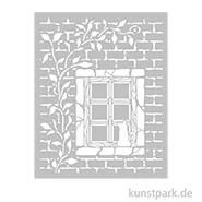 Artikelbild des Artikels “Stamperia Schablone - Herbarium Silvae Country Window, 20 x 25 cm “