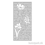 Artikelbild des Artikels “Stamperia Schablone - Herbarium Silvae Letter Flowers, 12 x 25 cm “
