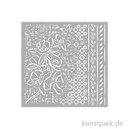 Artikelbild des Artikels “Stamperia Schablone - Orchids and Cats Orchid Pattern, 18 x 18 cm “