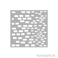 Artikelbild des Artikels “Stamperia Schablone - Silent Sea Bricks Pattern, 12 x 12 cm “