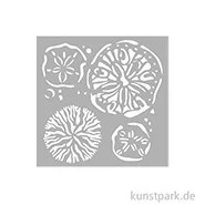 Artikelbild des Artikels “Stamperia Schablone - Silent Sea Sponges, 12 x 12 cm “