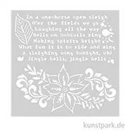Artikelbild des Artikels “Stamperia Schablone - The Nutcracker Poinsettia, 18 x 18 cm “