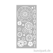 Artikelbild des Artikels “Stamperia Schablone - Voyages Fantastiques Mechanisms, 12 x 25 cm “