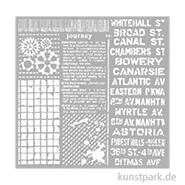 Artikelbild des Artikels “Stamperia Schablone - Voyages Fantastiques Mixed Patterns, 18 x 18 cm “