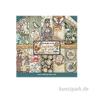 Artikelbild des Artikels “Stamperia Scrapbooking Pad - Gardens of Time, 20,3 x 20,3 cm “