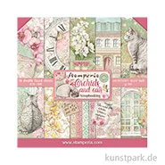 Artikelbild des Artikels “Stamperia Scrapbooking Pad - Orchids and Cats, 30,5 x 30,5 cm, 10 Blatt “