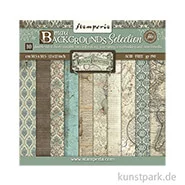Artikelbild des Artikels “Stamperia Scrapbooking Pad - Voyages Fantastiques Backgrounds, 30,5 cm “