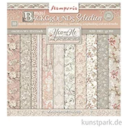 Artikelbild des Artikels “Stamperia Scrapbooking Pad - You and Me Backgrounds 30,5 x 30,5 cm “